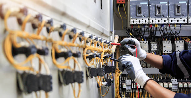 Professional Electrician technician working in Waltham, MA